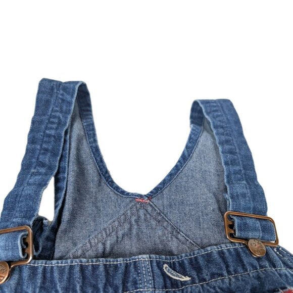 Big Mac Bib Overalls Denim Overalls square bak 44” X 27” no tag Union Made 60s? - Picture 8 of 16